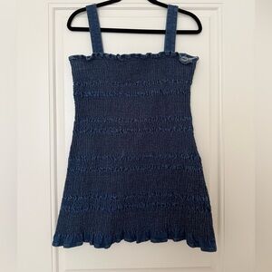 Urban Outfitters Blue Striped Dress